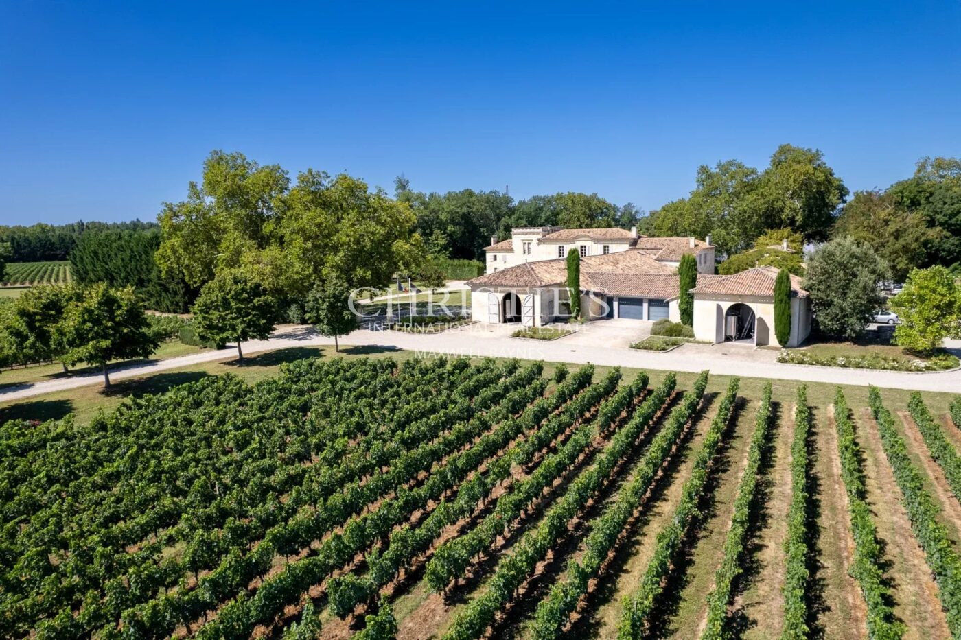 For sale rare and beautiful lifestyle vineyard estate on the banks of the Dordogne River close to Saint-Emilion