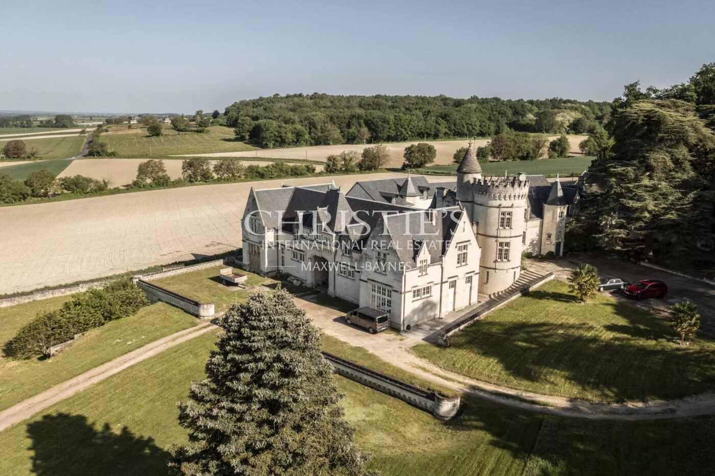 Exceptional Loire Valley Wine Estate with Grand Château, Impressive Chai, and 15 Hectares of AOC Vines