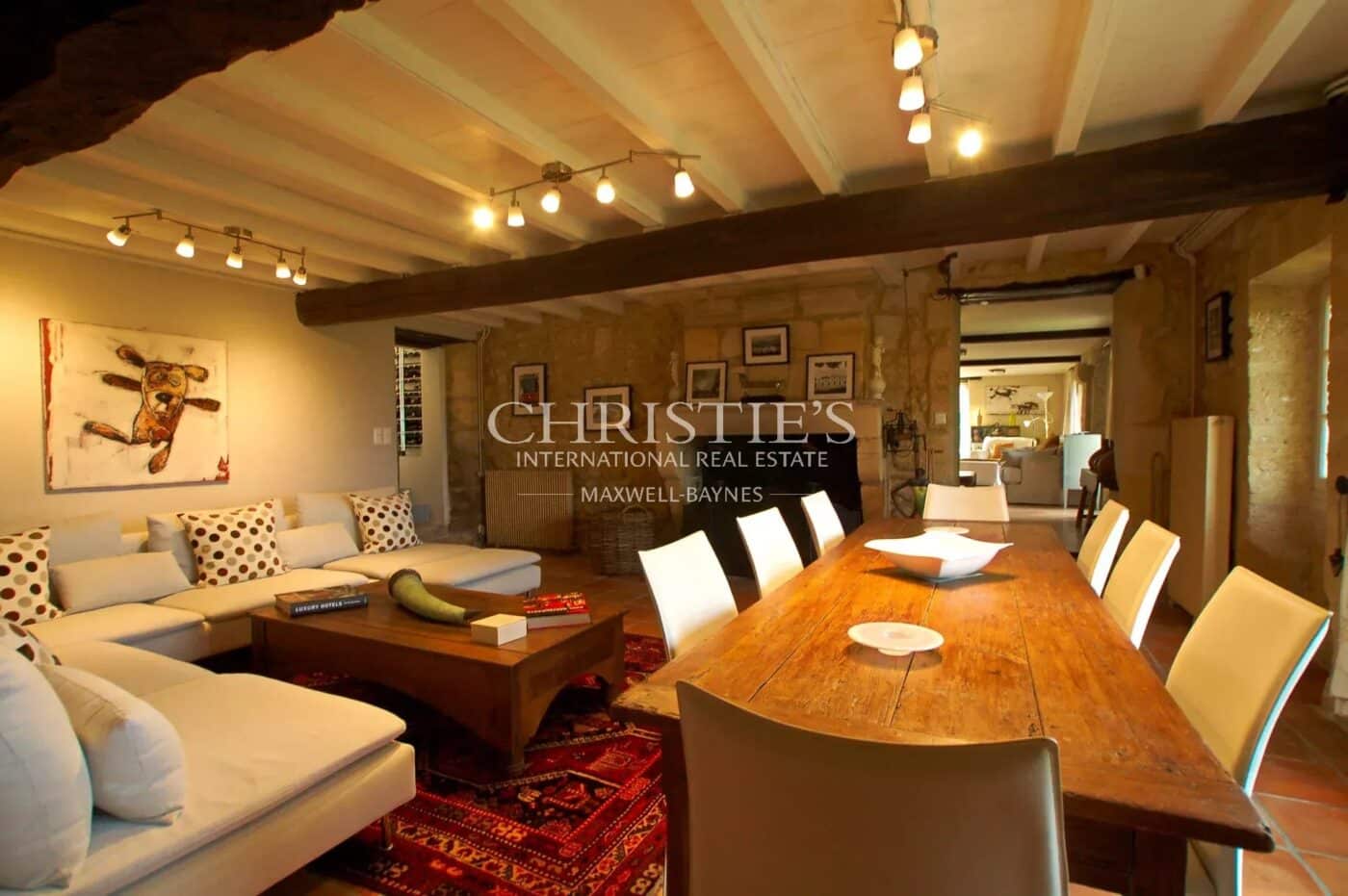 BORDEAUX 35MN - ENTRE-DEUX-MERS - SUPERBE DEMEURE EN PIERRE - 1,2 HECTARE - PISCINE