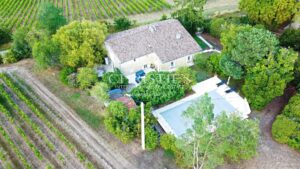 Bordeaux 35 min - Entre-Deux-Mers - Superbe demeure en pierre, - 1,2 ha - piscine