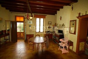 18th-century chateau with numerous outbuildings - View of the Gironde estuary