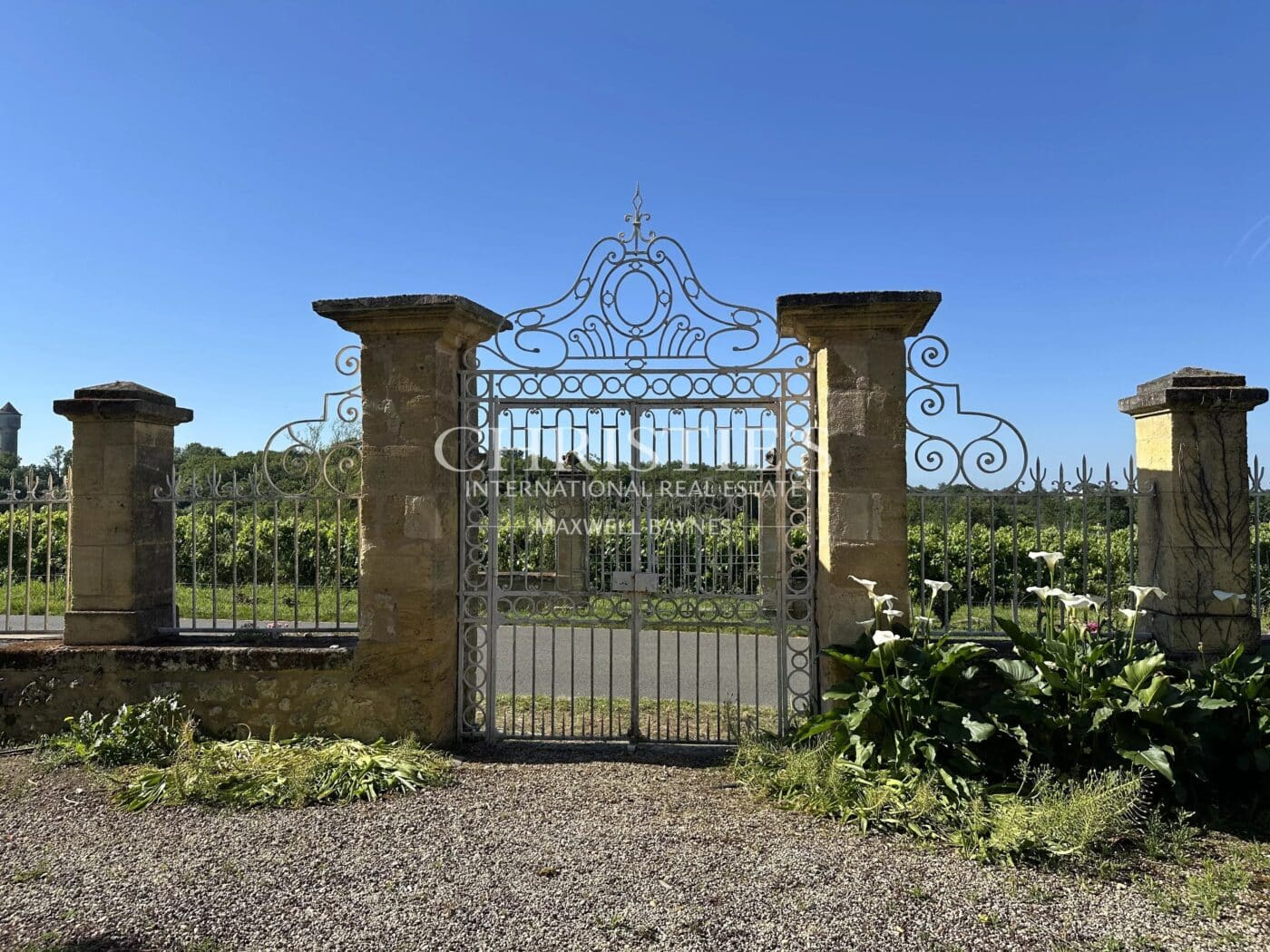 Exclusive listing historic 15th-C fortified château near Bordeaux with approx. 6 ha of vines