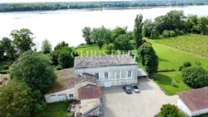 Charming property with a view of the Dordogne, gîte and vineyard