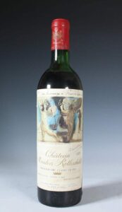 Chateau Mouton Rothschild 1er Grand Cru Classe Pauillac Bordeaux, En Hommage a Picasso, 1973